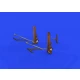 1/48 Boeing B-17F Flying Fortress Undercarriage Legs Bronze for HK Model kits