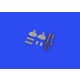 1/48 Mitsubishi A6M Zero Undercarriage Legs Bronze Detail Parts for Eduard kits