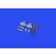 1/48 Mitsubishi A6M Zero Undercarriage Legs Bronze Detail Parts for Eduard kits