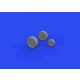 1/48 General Dynamics F-16 Fighting Falcon Wheels Late Set for Tamiya kits