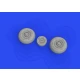 1/48 Zlin Z-326/526 Wheels for Eduard kits