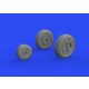 1/48 de Havilland Vampire F.3 Wheels for Airfix kits