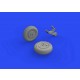 1/48 Mitsubishi A6M3 Zero Wheels for Eduard kits