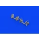 1/48 Messerschmitt Bf 109E Rudder Pedals Late