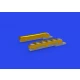 1/48 Messerschmitt BF-109K-4 Exhaust Stacks for Eduard kits