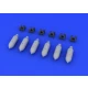 1/72 WWII US 500lb Bombs (6pcs)