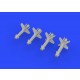 1/72 Falanga 9M17P Missiles Set (4 Missiles with Railing Launchers and Decals)
