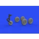 1/72 Mikoyan-Gurevich MiG-17 Wheels Detail Set for Airfix kits