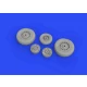 1/72 Blackburn Buccaneer S.2C Wheels Set for Airfix kits