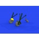 1/72 Zlin Z-37A Wheels Super Detail Set for Eduard kits