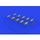 1/72 Messerschmitt Bf 109 Balance Weights for Eduard kits