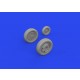 1/72 Aero L-39 Albatros Wheels for Eduard kits