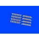 1/72 Messerschmitt Me 410 Hornisse Exhaust Stacks (3D Print) for Airfix kits