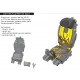 1/72 MiG-21 Fishbed Seat for Eduard kits