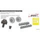 1/72 P-51D Mustang Exhaust Stacks with Fairing Detail Parts for Tamiya kits