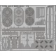 1/72 Mikoyan MiG-31B/BM Exterior Detail Set for Trumpeter kit (1 Photo-Etched Sheet)