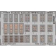 1/72 WWII Luftwaffe Bombers Seatbelts (Steel, 1 Photo-Etched Sheet)