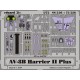 1/72 AV-8B Harrier II Plus Colour Photoetch Set Vol.1 for Hasegawa kit