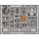 Colour Photoetch for 1/72 Vought F4U-1A Corsair for Tamiya kit
