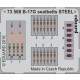 1/72 Boeing B-17G Flying Fortress Seatbelts for Airfix kit A08017 (Steel, 1PE)