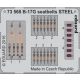 1/72 Boeing B-17G Flying Fortress Seatbelts for Airfix kit A08017 (Steel, 1PE)