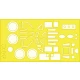 1/72 B-25H Mitchell Paint Mask for Hasegawa kit