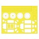 1/72 Messerschmitt Bf 109E Paint Mask for Hasegawa kit