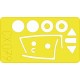1/72 P-47D-25 Thunderbolt Paint Mask for Academy kit