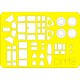 1/72 Nakajima J1N Gekko/Irving Paint Mask for Fujimi kit