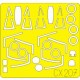 1/72 A-7 Corsair II Paint Mask for HobbyBoss kit