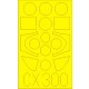 1/72 Spitfire PR.XIX Paint Mask for Airfix kit