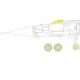 1/72 Mikoyan-Gurevich MiG-25PD Paint Masking for ICM kits