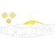1/72 Lockheed P-38J Lightning Paint Masking for Hobby 2000/Dragon kits