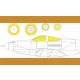 1/72 Bell P-39 / P-400 Airacobra Masks for Arma Hobby kits