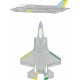 1/72 F-35A Lightning II Ram Coating Late Masking for Revell kits
