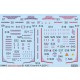 1/48 Messerschmitt Bf-109E Stencils (Decals)