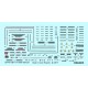 1/48 German Fw 190 A Stencils for Eduard