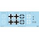 1/48 Messerschmitt Bf 109G-10 Erla National Insignia Decals for Eduard kits
