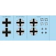 1/48 Messerschmitt Bf 109F-2 National Insignia Decals for Eduard kits