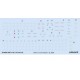 1/48 Messerschmitt Bf 110 Stencils Decals for Eduard kits