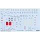 1/48 Republic P-47D Thunderbolt Stencils Decals for Eduard/Tamiya/Academy/Hasegawa/HobbyBoss kits