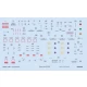 1/48 Lockheed P-38 Lightning Stencils Decals for Tamiya/Academy/Hasegawa kits