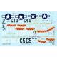 1/48 North American P-51D-5 Mustang Decals for Eduard kits