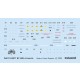 1/48 Messerschmitt Bf 109K-4 Stencils Decal