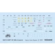 1/48 Messerschmitt Bf 109K-4 Stencils Decal