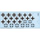 1/72 Focke-Wulf Fw 190A Balkenkreuze Decals for Eduard kit 