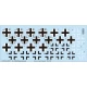 1/72 Focke-Wulf Fw 190A Balkenkreuze Decals for Eduard kit 