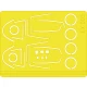 1/48 F-18A/C Hornet Paint Mask for Hasegawa kit