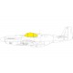 1/48 P-51B/C Mustang Malcolm Hood Canopy Mask for Eduard kits