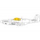 1/48 P-51B/C Mustang Malcolm Hood Canopy Paint Masks for Eduard kits